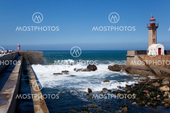 Fyr i Porto, Portugal