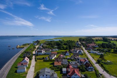 Vitte Hiddensee in Germany harbor island
