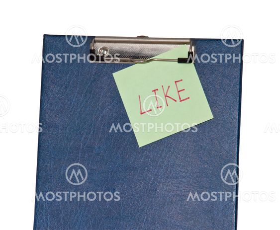 Notebook paper on a clip board.