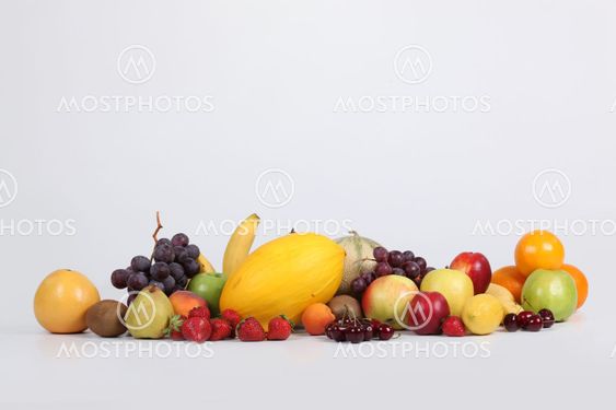 Array of fresh fruit