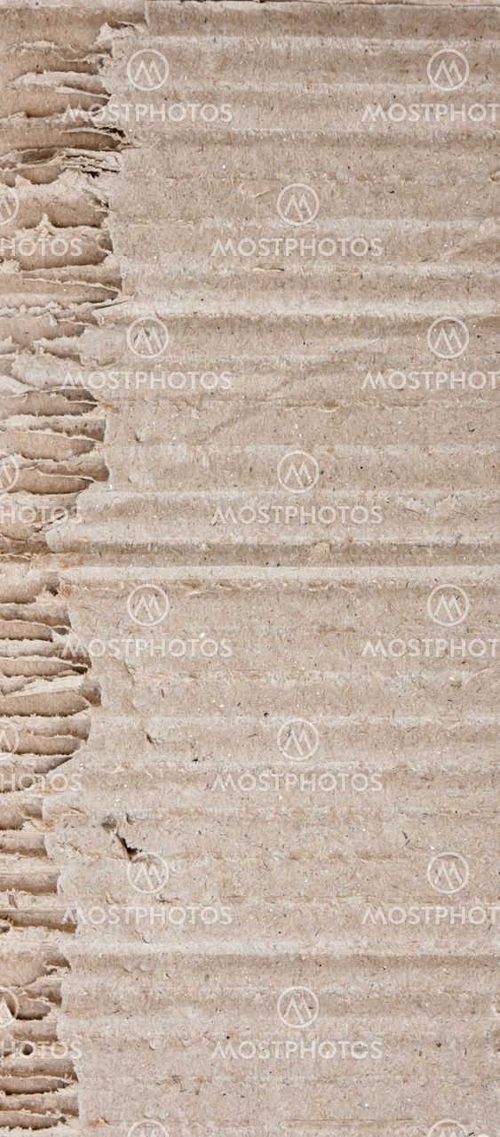 Brown corrugated cardboard sheet background