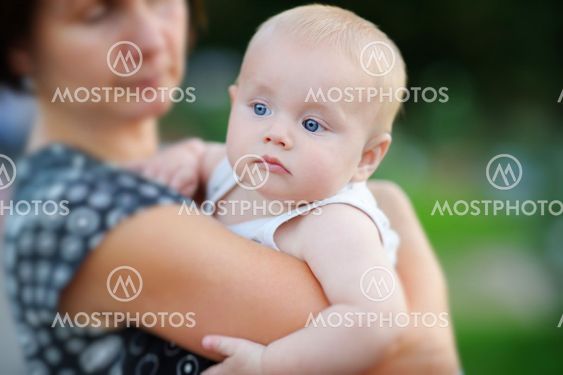 Woman and her little grandson