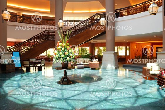 Lyx hotellets lobby