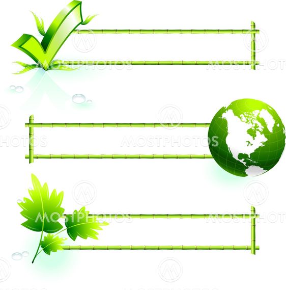 bamboo border elements