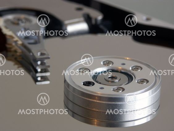 details of an internal computer hard drive