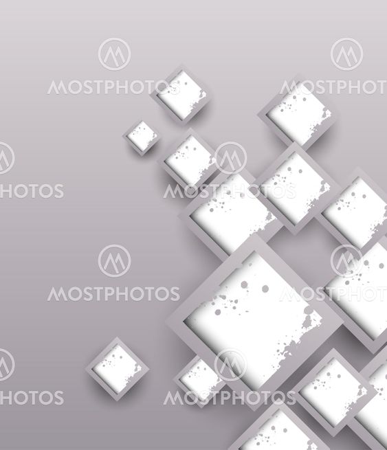 Background with grunge squares