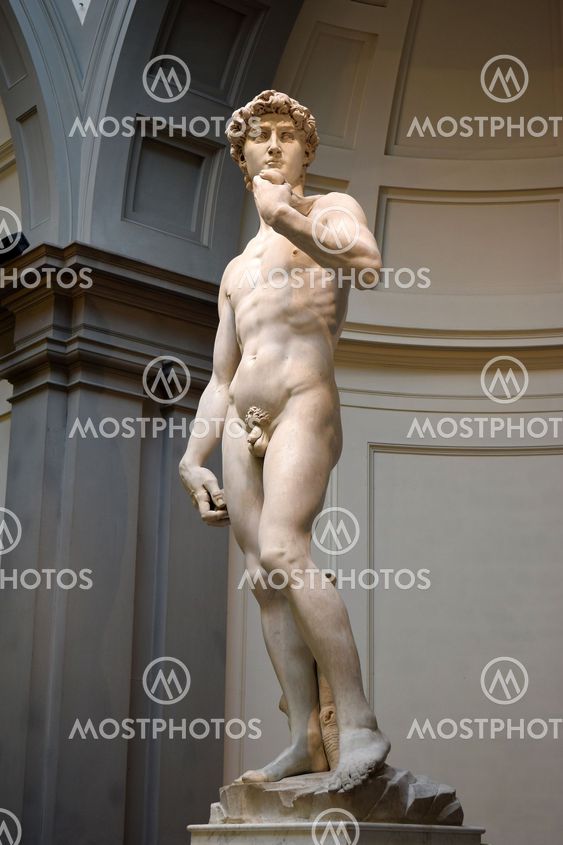 David by Michelangelo in Galleria dell Accademia Florence, Italy