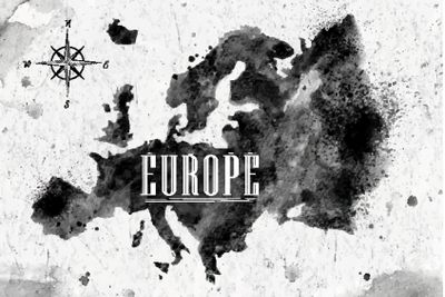 Ink Europe map