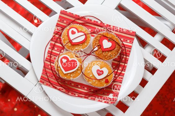 valentine's day muffins