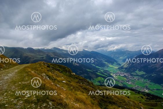 Mountain and valley
