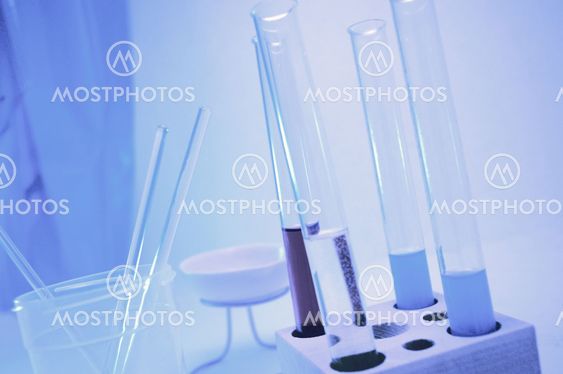 chemistry laboratory equipment, test tubes