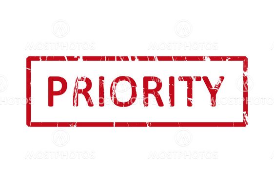 Priority rubber stamp