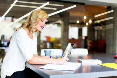 Young business woman