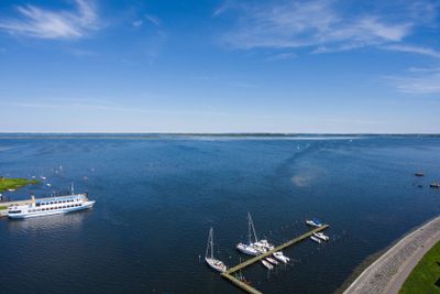 Vitte Hiddensee in Germany harbor island
