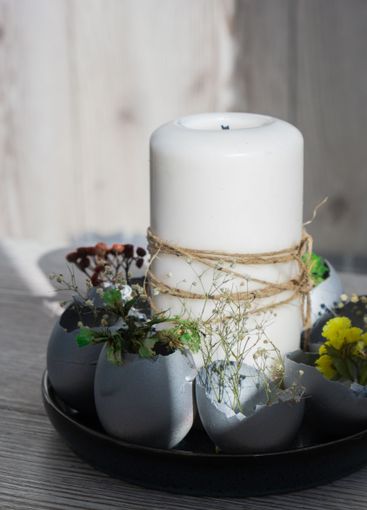 Tutorial How to make Easter table decoration with egg...