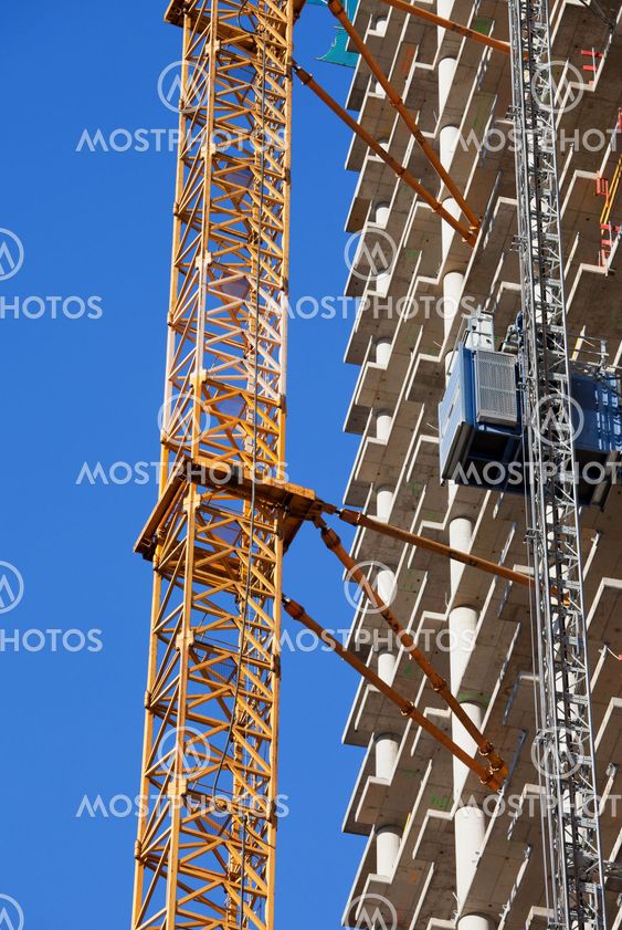Apartment Skyscraper Under Construction