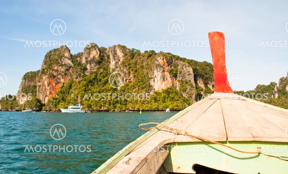 Prow in sea thailand.