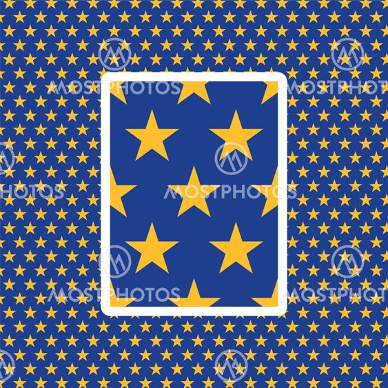 Seamless star background. Vector pattern.