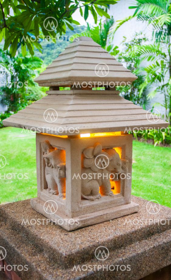 light house with elephant