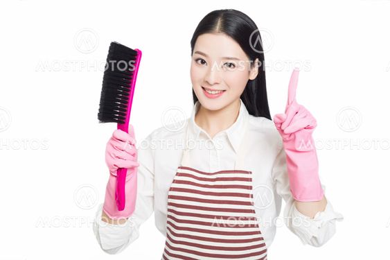 female cleaner