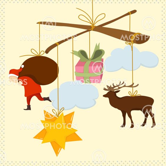 New Year garland