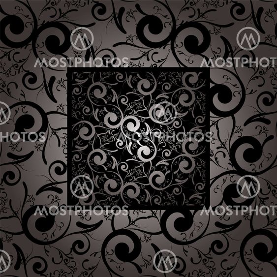 wallpaper blk floral