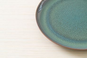 beautiful and vintage  ceramic plate