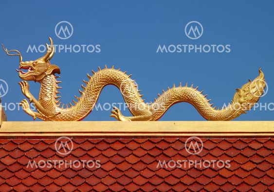 Golden dragon image