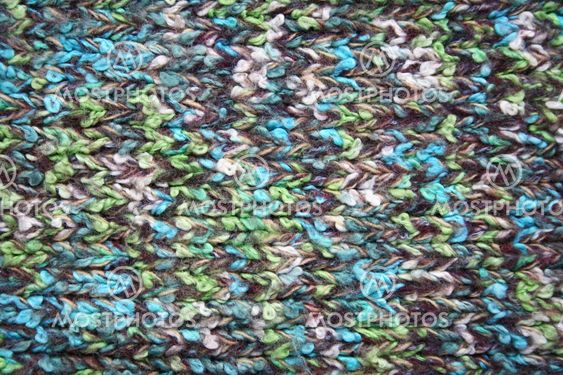 Knitted wool colorful fabric can use as background