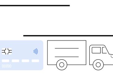 Contactless Payment for Delivery Concept with Credit...