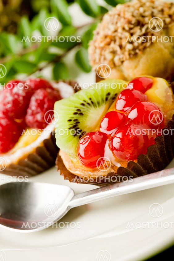Bakverk med frukter