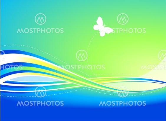 Summer wave background