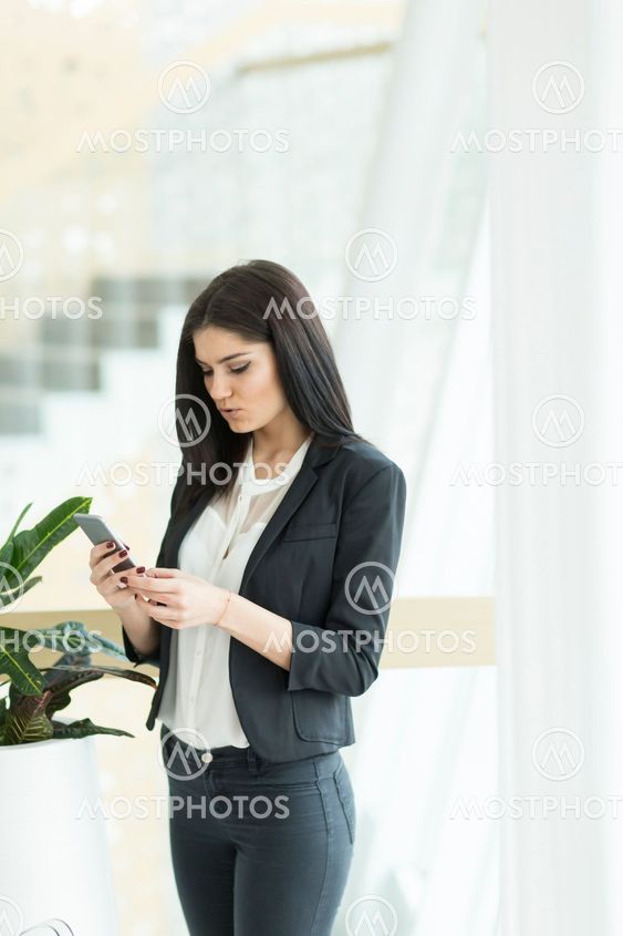 Woman with a phone