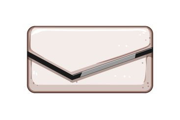 evening clutch bag cartoon vector illustration