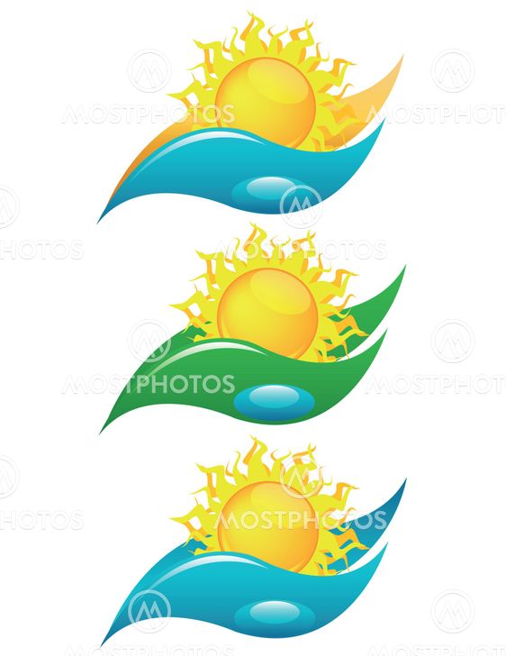 sun icons set