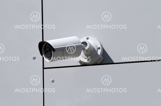 Wall mounted CCTV camera