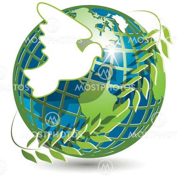 globe and dove