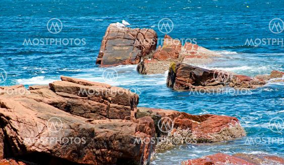 View of Acadia National Park, Maine.