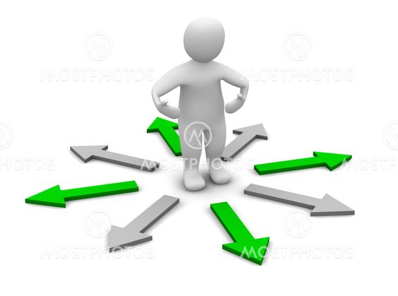 Choose of right direction