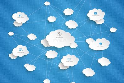 Connected Clouds Blue Sky Networks