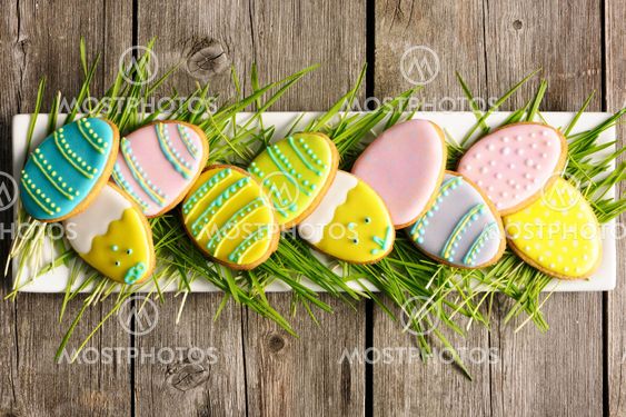 Easter homemade gingerbread cookie