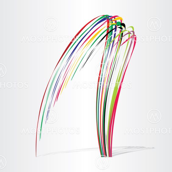 color wave abstract background