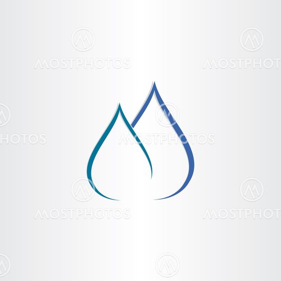 drops of water gas flame icon