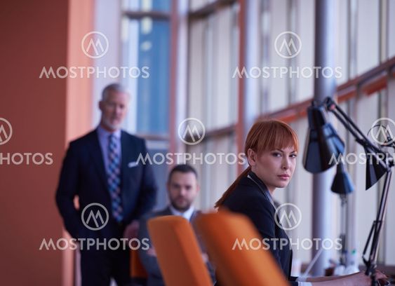 business people group at office