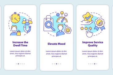 Ambient scenting benefits onboarding mobile app screen
