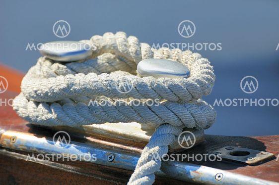 Moored boat