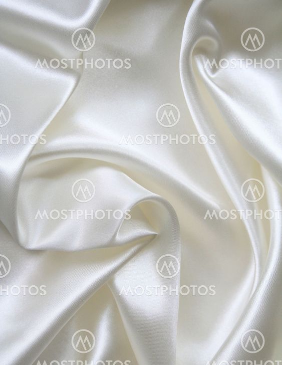 Smooth elegant white silk as background