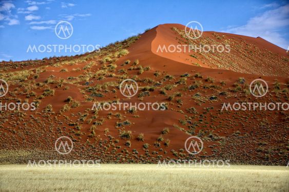 a big orange dune at Sossusvlei Namib Naukluft Park