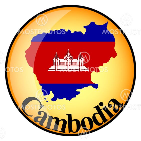 orange button with the image maps of Cambodia