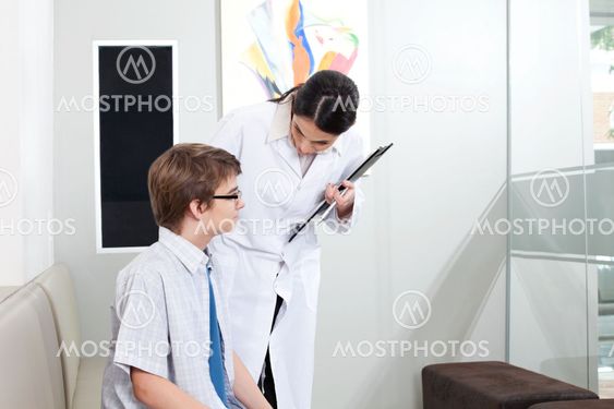 Female Optometrist and Patient